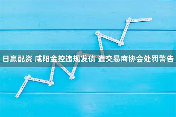 日赢配资 咸阳金控违规发债 遭交易商协会处罚警告
