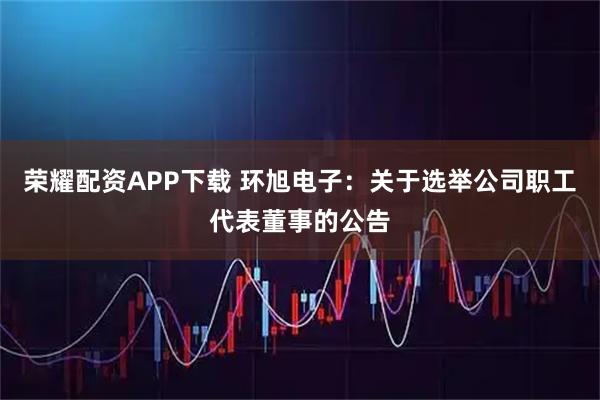 荣耀配资APP下载 环旭电子：关于选举公司职工代表董事的公告